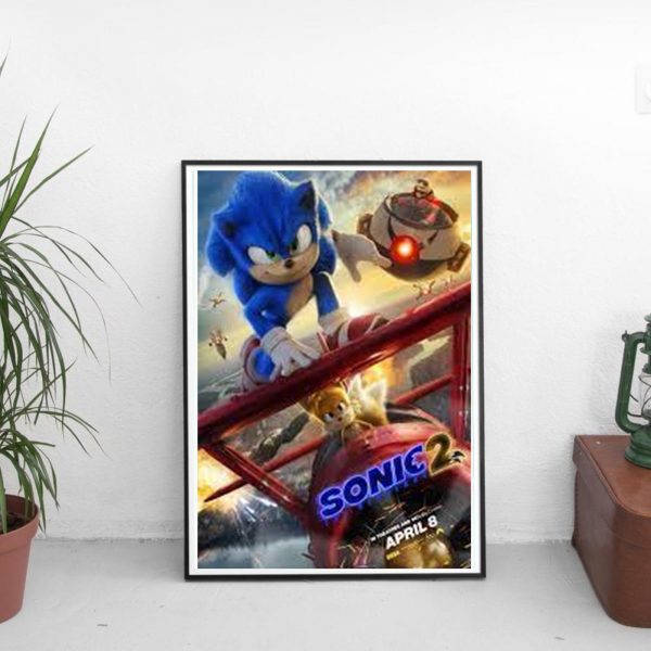 Sonic The Hedgehog 2 Canvas Wall Art