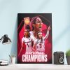 South Carolina Gamecocks National NCAA Champions Poster