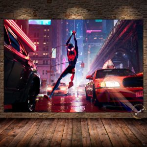 Spider-Man Into the Spider-Verse Wall Art Home Decor Poster Canvas