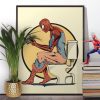 Spider No Way Home Of Peter Parker Man Home Decor Poster Canvas