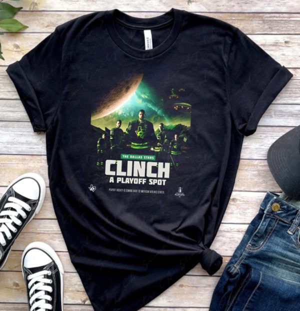 Stanley Cup Playoffs 2022 Dallas Stars Clinched NHL T-Shirt