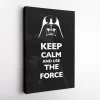 Star Wars Darth Vader Keep Calm and Use The Force Wall Art Home Decor Poster Canvas