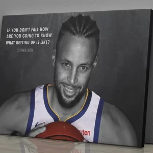 Stephen Curry Golden State Warriors Wall Art Home Decor Poster Canvas
