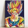 Super Saiyan Son Goku Dragon Ball Movies Home Decor Poster Canvas