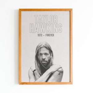 Taylor Hawkins Foo Fighter Band Wall Art Poster Canvas