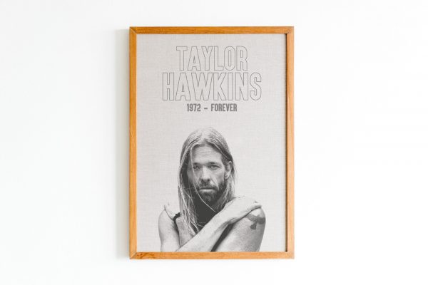 Taylor Hawkins Foo Fighter Band Wall Art Poster Canvas