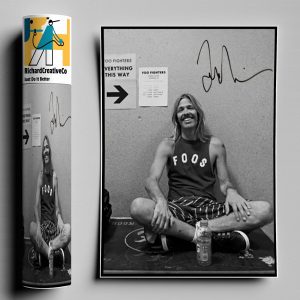 Taylor Hawkins Foo Fighters Poster Canvas