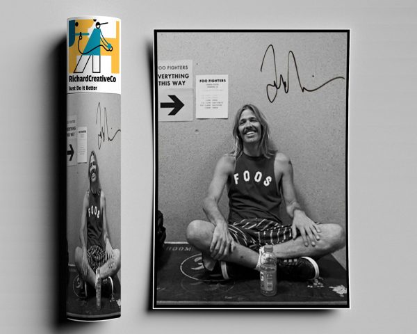 Taylor Hawkins Foo Fighters Poster Canvas