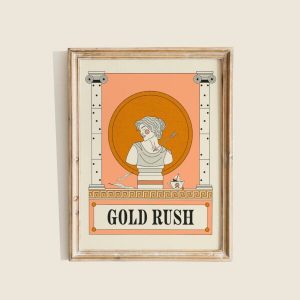 Taylor Swift Evermore Gold Rush Lyrics Wall Art Decor Poster Canvas