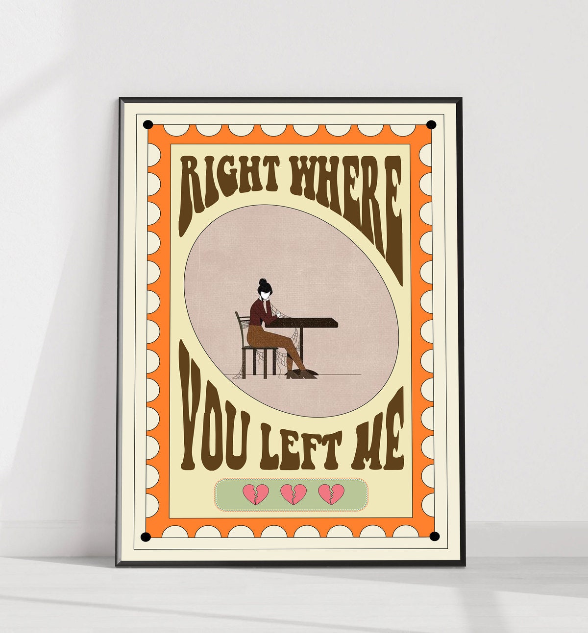 Taylor Swift Right Where You Left Me Wall Art