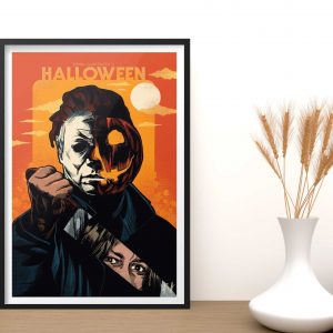 The 80s Movie Halloween Michael Myers Home Decor Poster Canvas