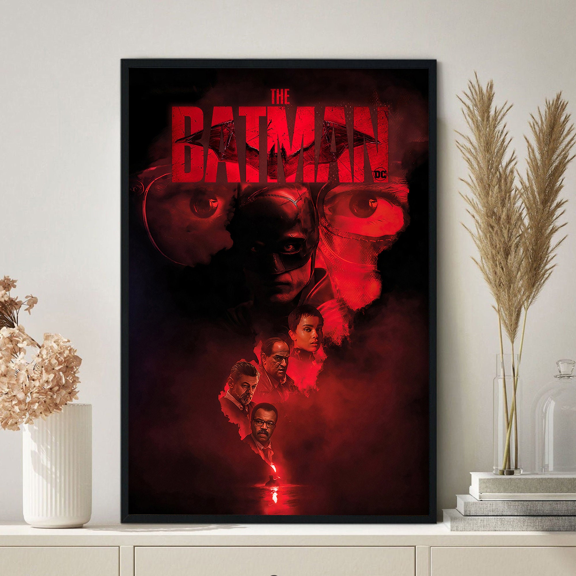 The Batman 2022 Movie Poster Canvas