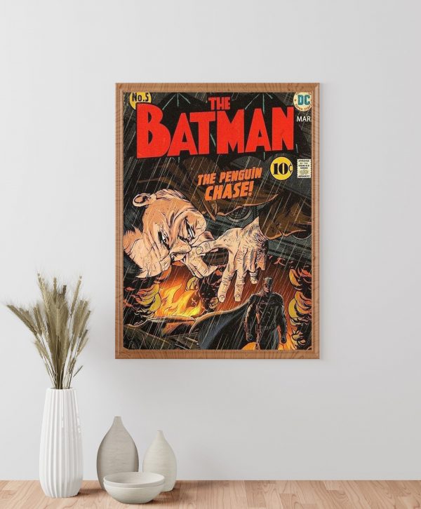The Batman 2022 Movie Wall Art Poster Canvas