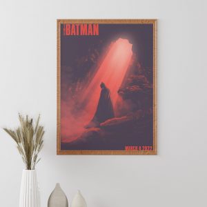 The Batman 2022 Movie Wall Decor Poster Canvas