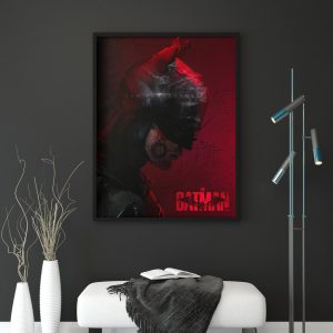The Batman (2022) Robert Pattinson Wall Art Poster Canvas