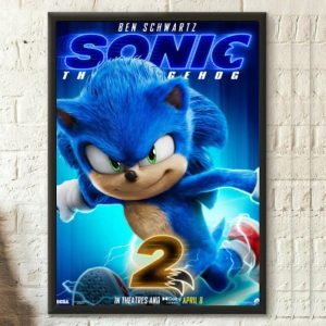 The Hedgehog 2 Sonic The Hedgehog Movie Wall Art Home Decor Poster Canvas