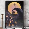 The Nightmare Before Christmas Jack Skellington And Sally Home Decor Poster Canvas