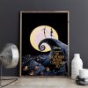 The Nightmare Before Christmas Movie Jack And Sally Home Decor Poster Canvas