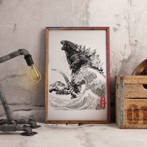 The Rise Of Gojira Wall Art Home Decor Poster Canvas