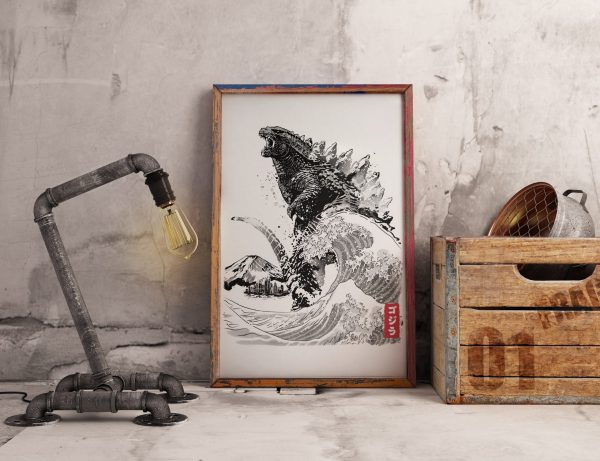 The Rise Of Gojira Wall Art Home Decor Poster Canvas
