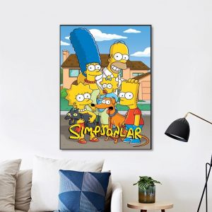 The Simpsons Cartoon Series Wall Art Home Decor Poster Canvas