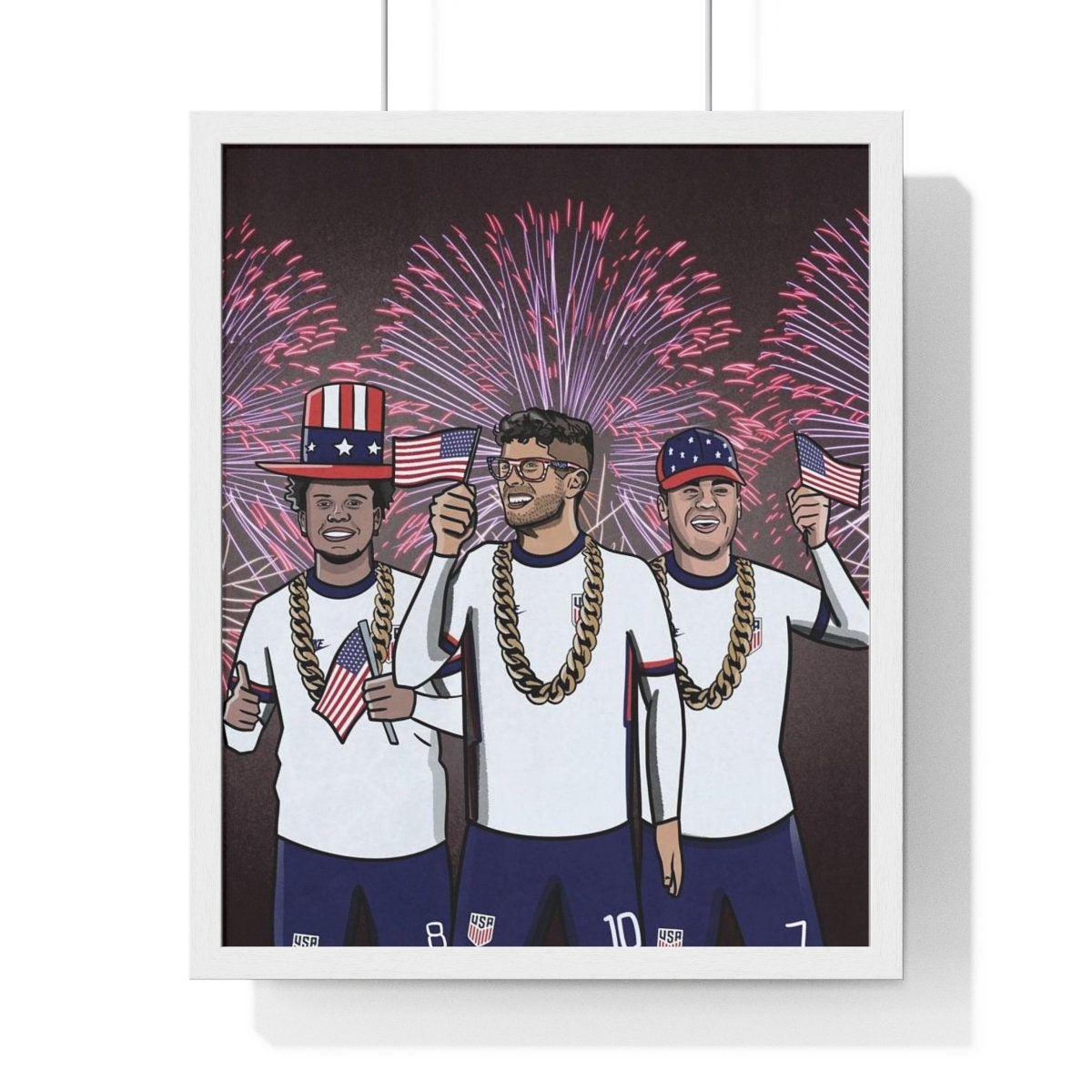 The USMNT'S Golden Generation Are Going To 2022 World Cup Poster Canvas