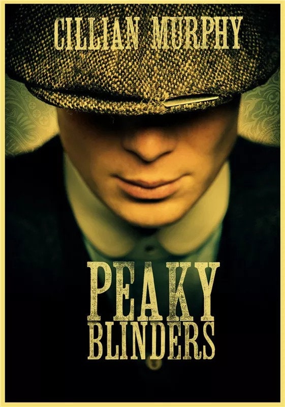 Thomas Shelby Peaky Blinders Retro Film Poster Canvas