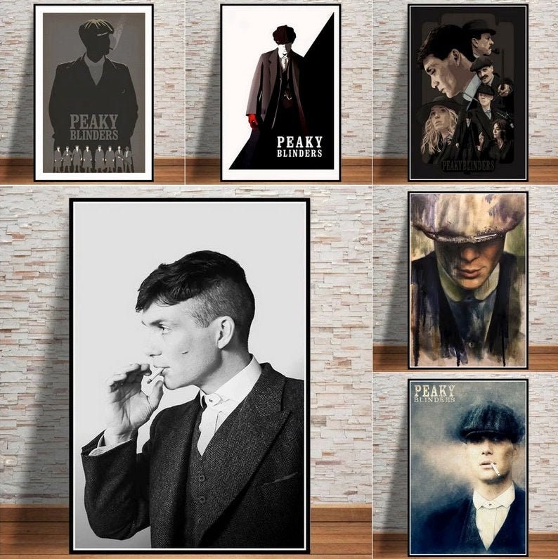 Thomas Shelby Peaky Blinders TV Series Poster Canvas