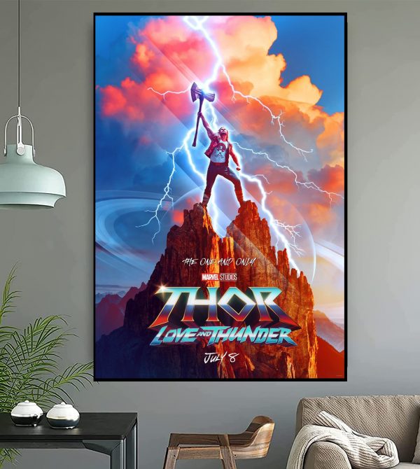 Thor Love And Thunder Movies Home Decor Poster Canvas