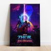 Thor Love And Thunder Releases Epic First Poster Home Decor Poster Canvas