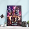 Thor Love And Thunder with The Guardian Of Galaxy Artwork Poster Canvas