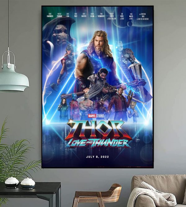 Thor Love and Thunder Thor 4 Wall Art Home Decor Poster Canvas