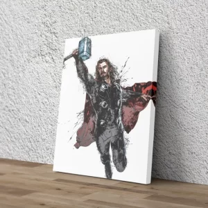 Thor Marvel Superhero Comics Wall Art Home Decor Poster Canvas