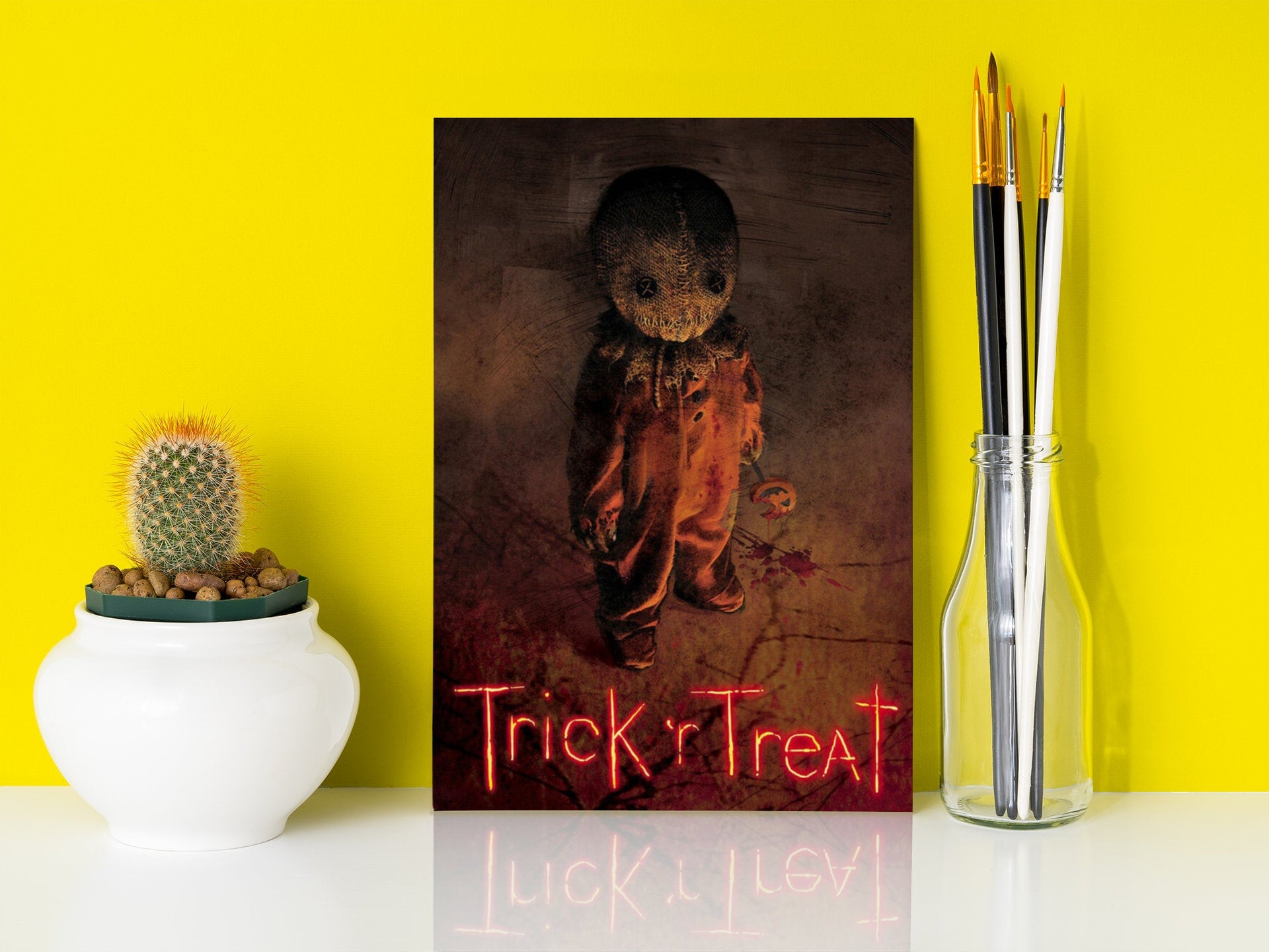 Trick Or Treat Horror Movie Halloween Wall Art Decor Poster Canvas