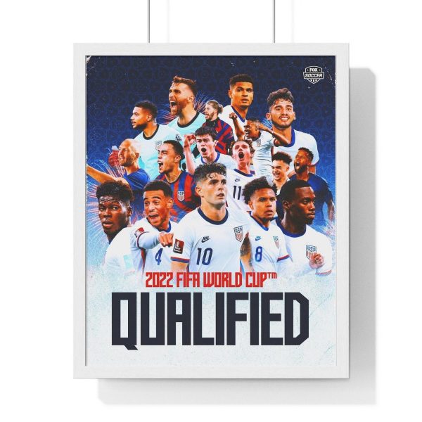 USMNT Qualified For The World Cup 2022 Poster Canvas
