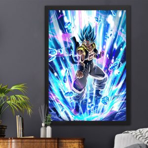 Vegeta Retro Super Saiyan Dragon Ball Z Japanese Anime Home Decor Poster Canvas