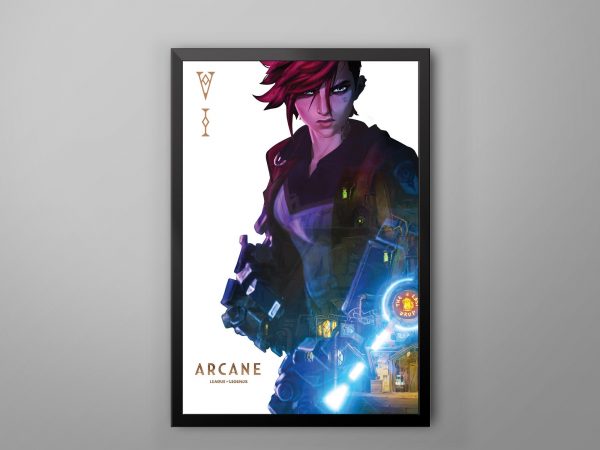 Vi Arcane League Of Legends 2021 TV Show Poster Canvas