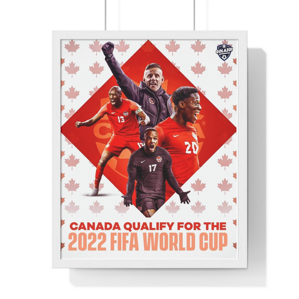 Welcome Canada To The World Cup 2022 Poster Canvas