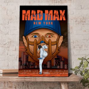 Welcome Max Scherzer to New York Mets MLB Poster Canvas