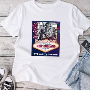 Welcome Tyquan Thornton New England Patriots NFL Draft 2022 T-Shirt
