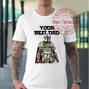 Yoda Best Dad Star Wars The Mandalorian Fathers Day T-Shirt