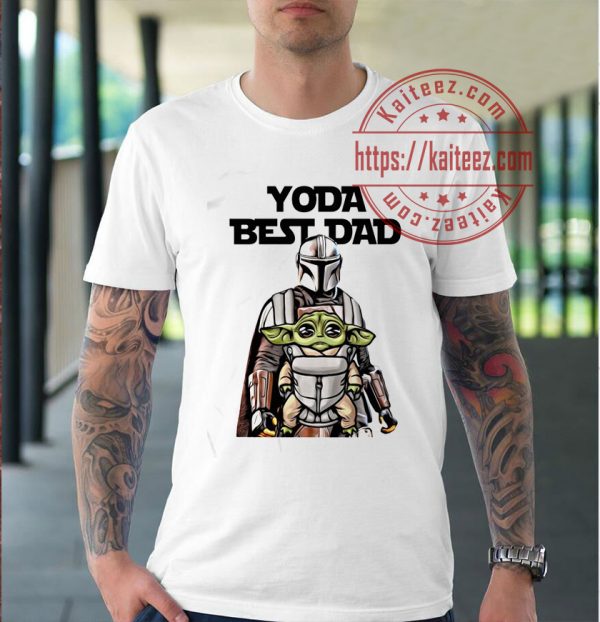Yoda Best Dad Star Wars The Mandalorian Fathers Day T-Shirt