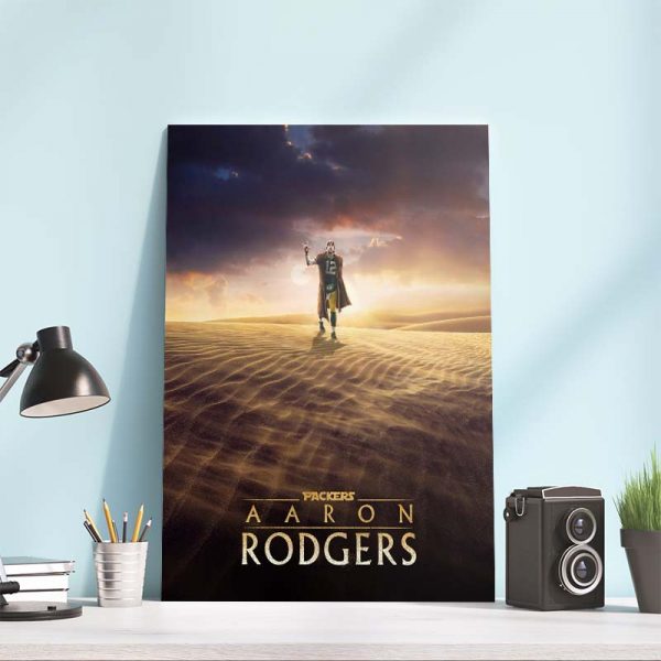 Aaron Rodgers Packers May the 4th be with you Poster Canvas