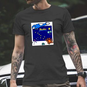 Alaska and it’s Symbols Unisex T-shirt