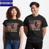 Cool ULTRA MAGA Patriotic Skull Gifts T-Shirt