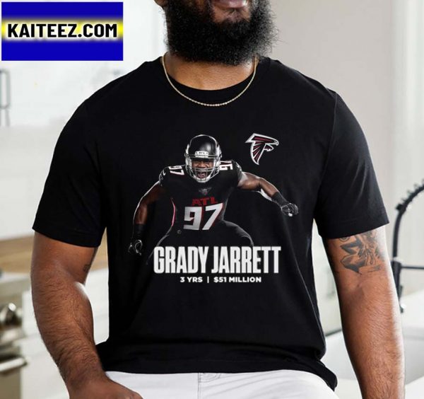 Atlanta Falcons Signing Grady Jarrett To A 3 Year Gifts T-Shirt