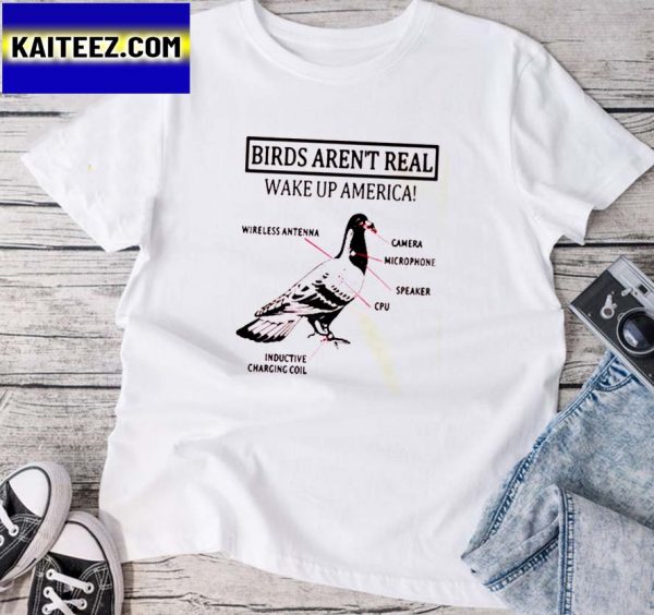 Birds Arent Real Rats Gifts T-Shirt