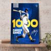 Congrats Kolten Wong 1000 Career Games Poster Canvas