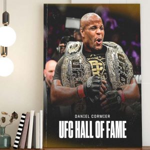 Daniel Cormier UFC Hall of Fame Poster Canvas