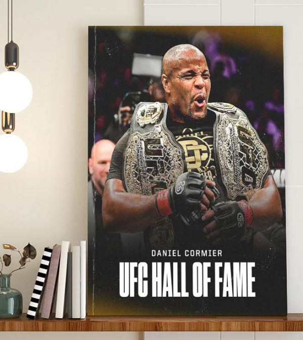 Daniel Cormier UFC Hall of Fame Poster Canvas